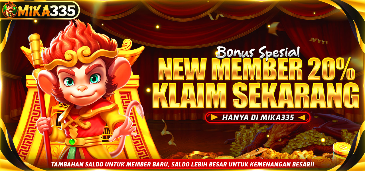 Bonus Spppesial New Member 20%